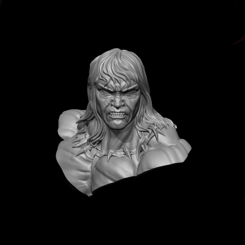 Barbarian bust